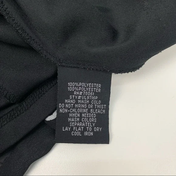 TRIPP NYC Skull Chiffon Dress Ruffles Goth Black Size Large - Picture 6 of 13